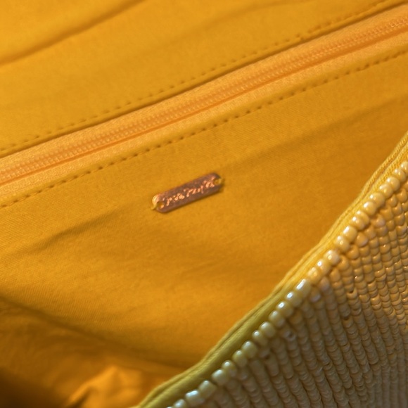 Free People Yellow Beaded Shoulder Bag - Picture 4 of 9